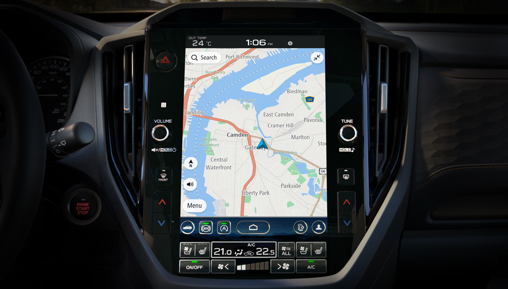 2026 Subaru Forester Limited – Premier Top-of-the-line 11.6-inch infotainment system with navigation.