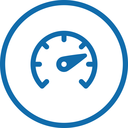 Speedometer pictograph